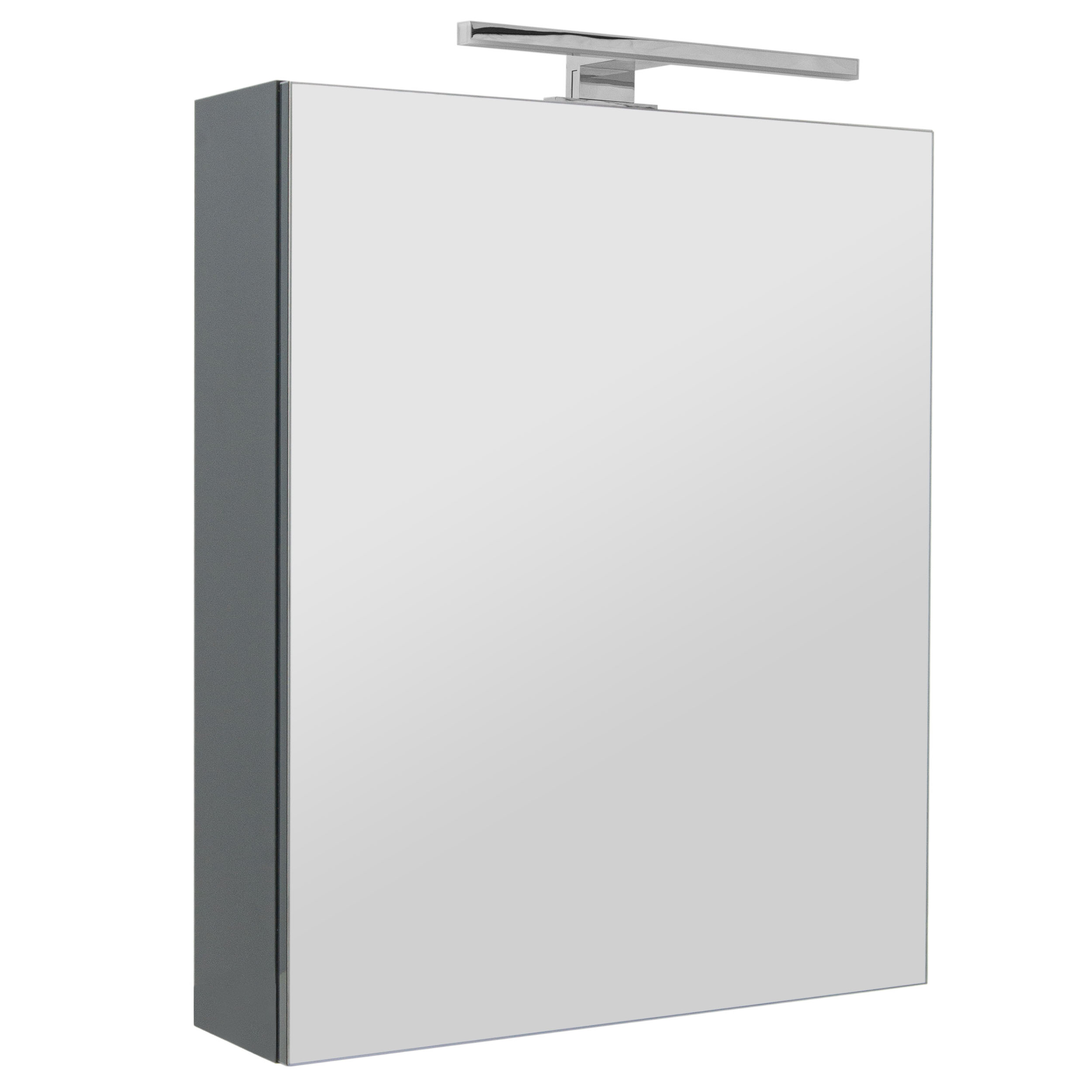 Szafka łazienkowa z lustrem oświetleniem lampką led lustrzana wisząca 50 cm