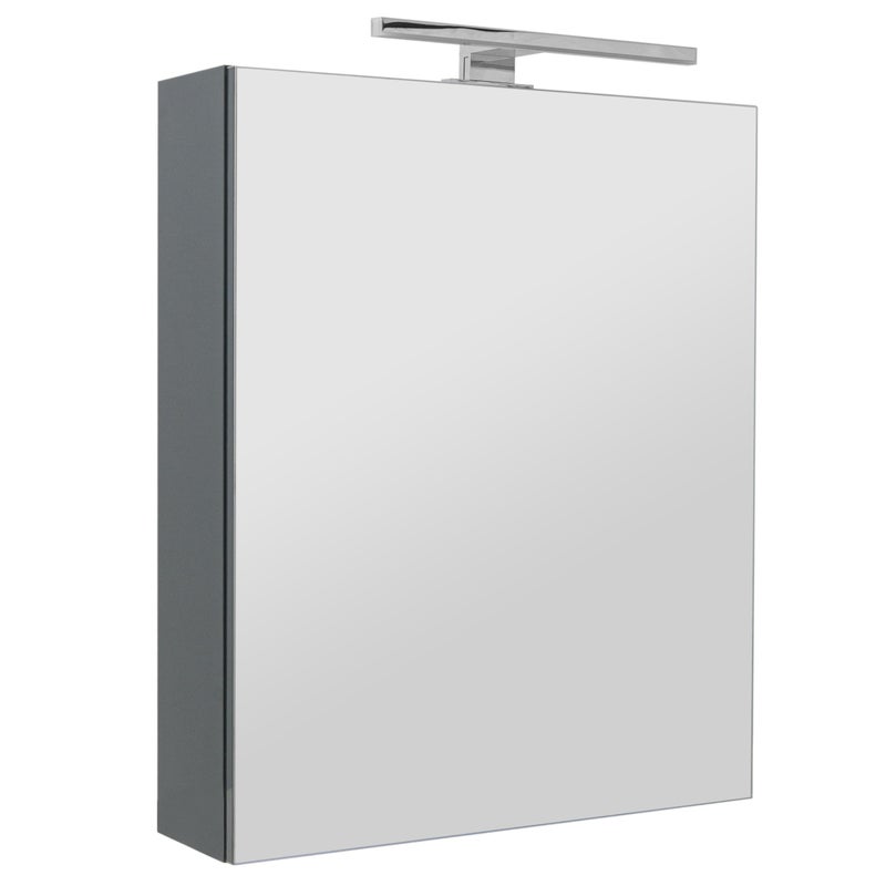 Szafka łazienkowa z lustrem oświetleniem lampką led lustrzana wisząca 50 cm