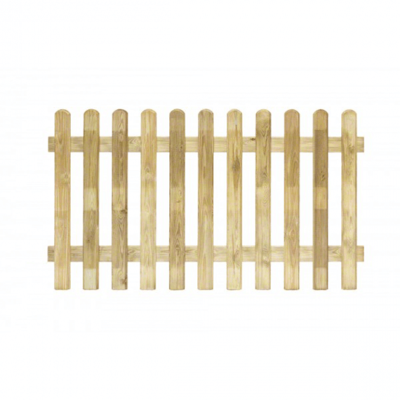 Panneau de clôture en bois traité pour clôture de jardin LASA - TAILLE 100xH80 cm. - 7