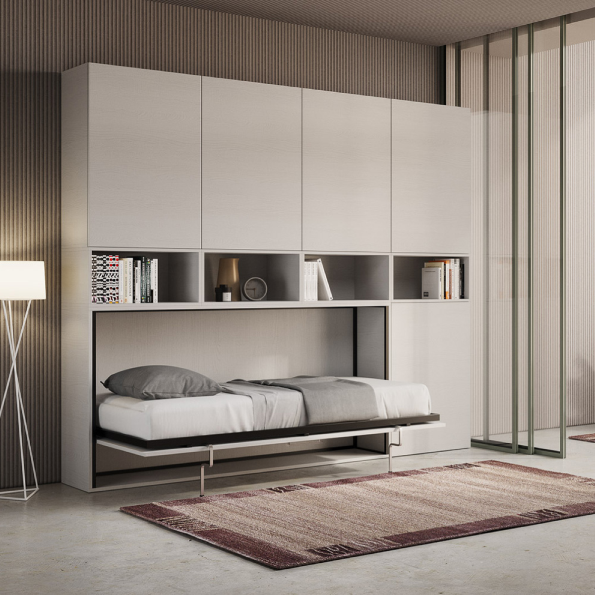 Scomparsa Ikea Mobile Con Letto A Scomparsa Singolo Letti Singoli