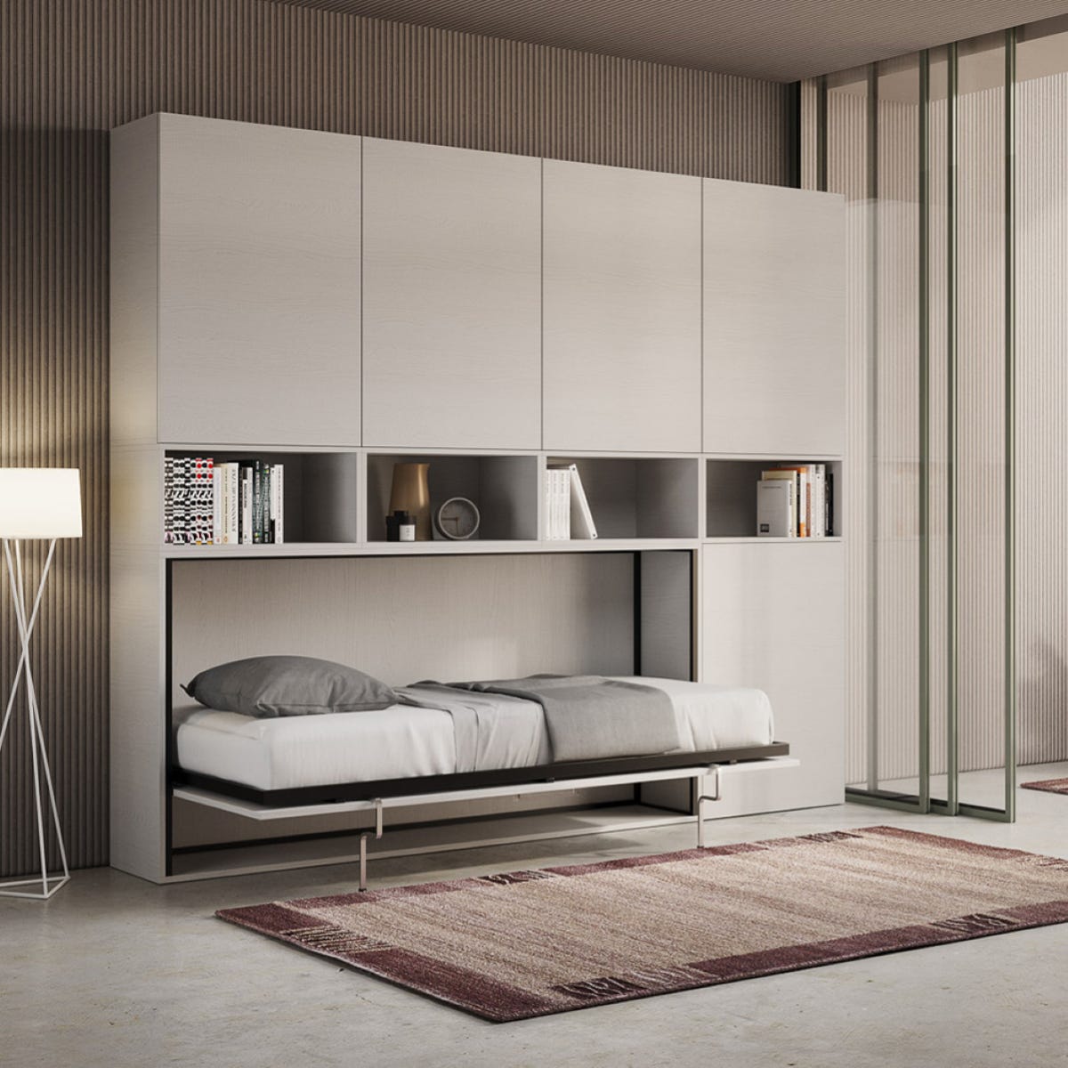 Scomparsa Ikea Mobile Con Letto A Scomparsa Singolo Letti Singoli