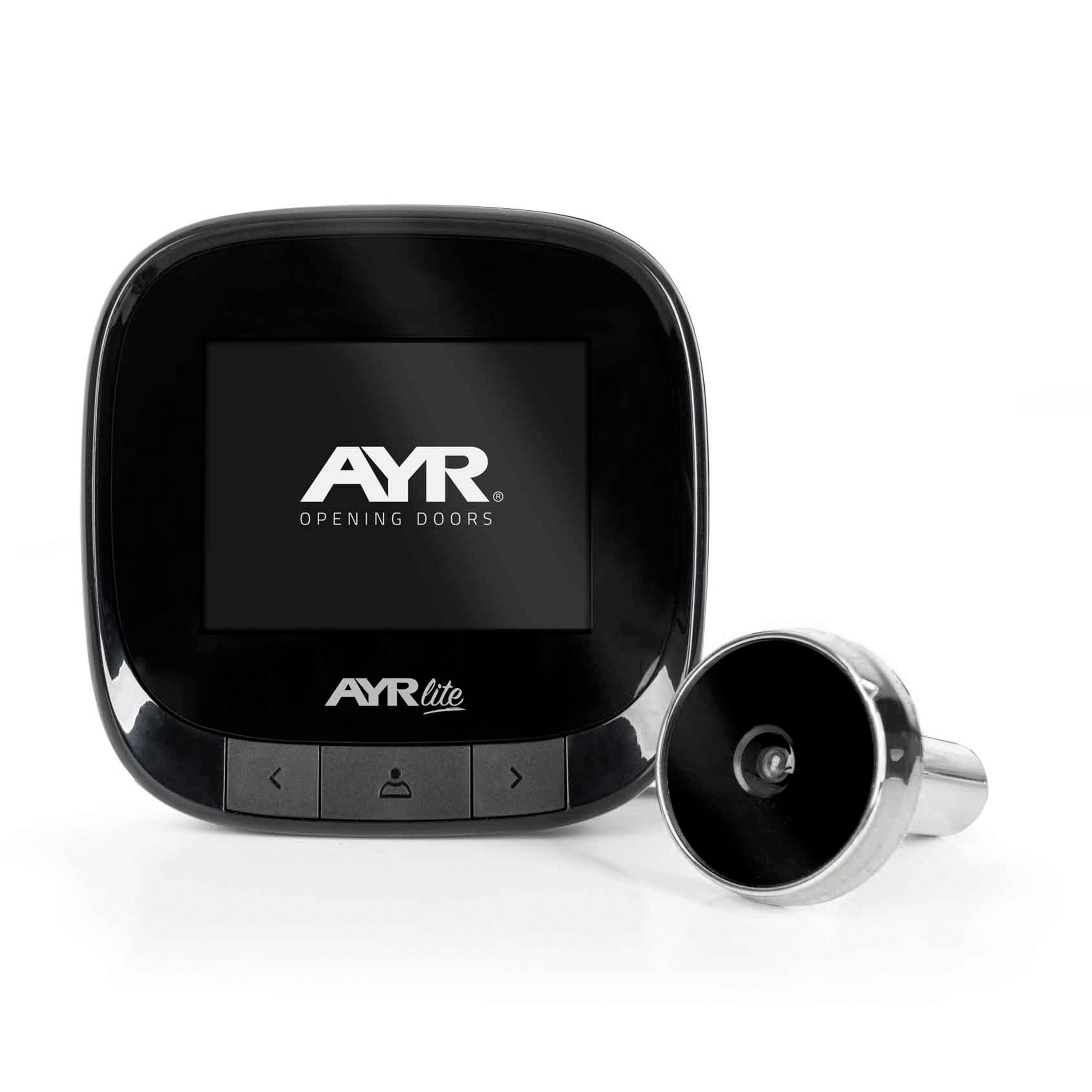 Cyfrowy wizjer AYR 9001 z ekranem LCD czarno-chromowanym, kamera 0,3 Mp - 2