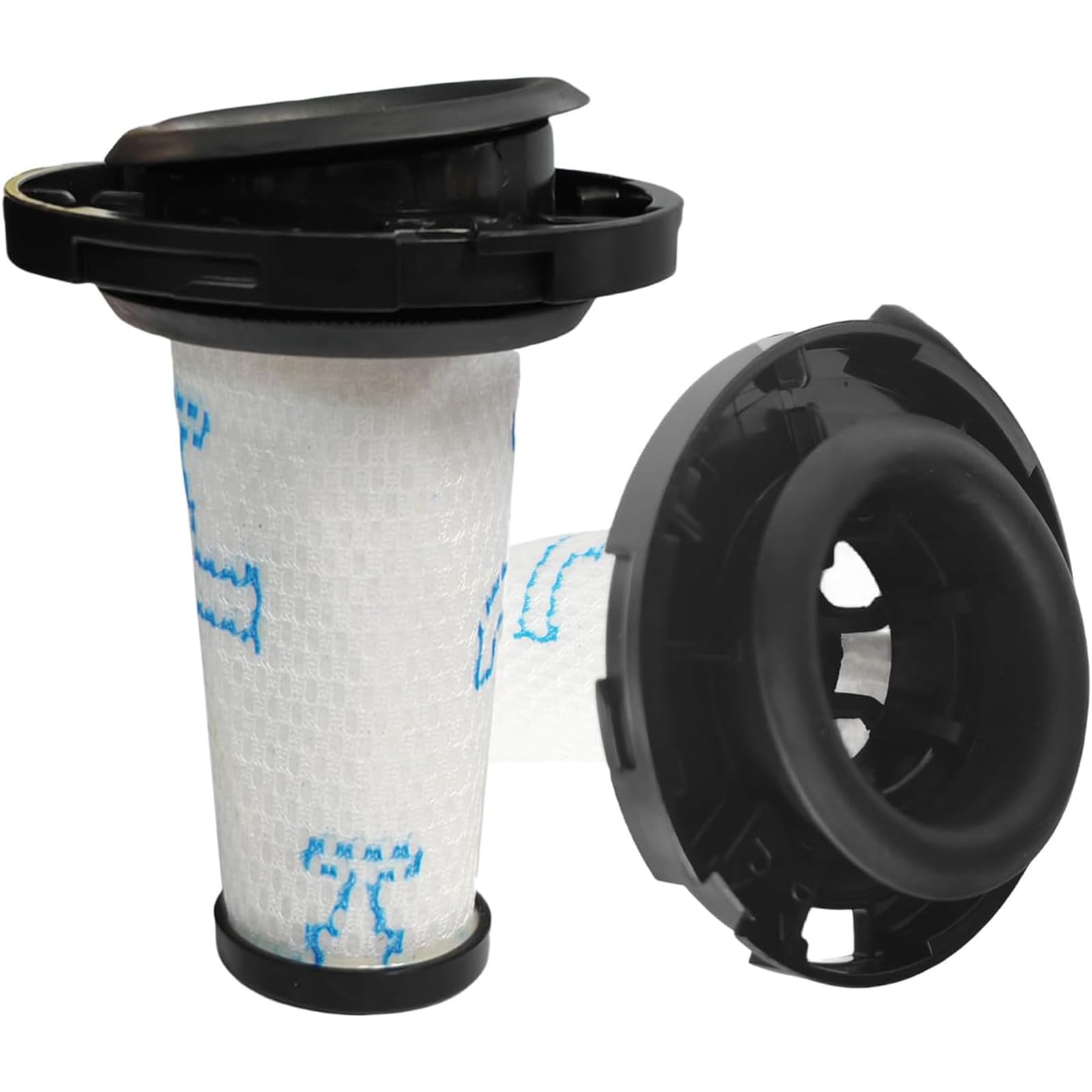 NIYATA 2 filtri per Rowenta XFRORCE FLEX 9.60, filtro aspirapolvere per Rowenta Xforce Flex 9.60,1 filtri pre-motore + 1 filtri post-motori, ZR009010, ZR009012