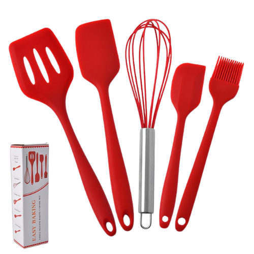 Hhyn Set 2 Pennelli Da Cucina In Silicone - Resistenti Al Calore (fino A 230°C) Per Olio, Salsa, Barbecue, Pasticceria - 1 Grande E 1 Piccolo
