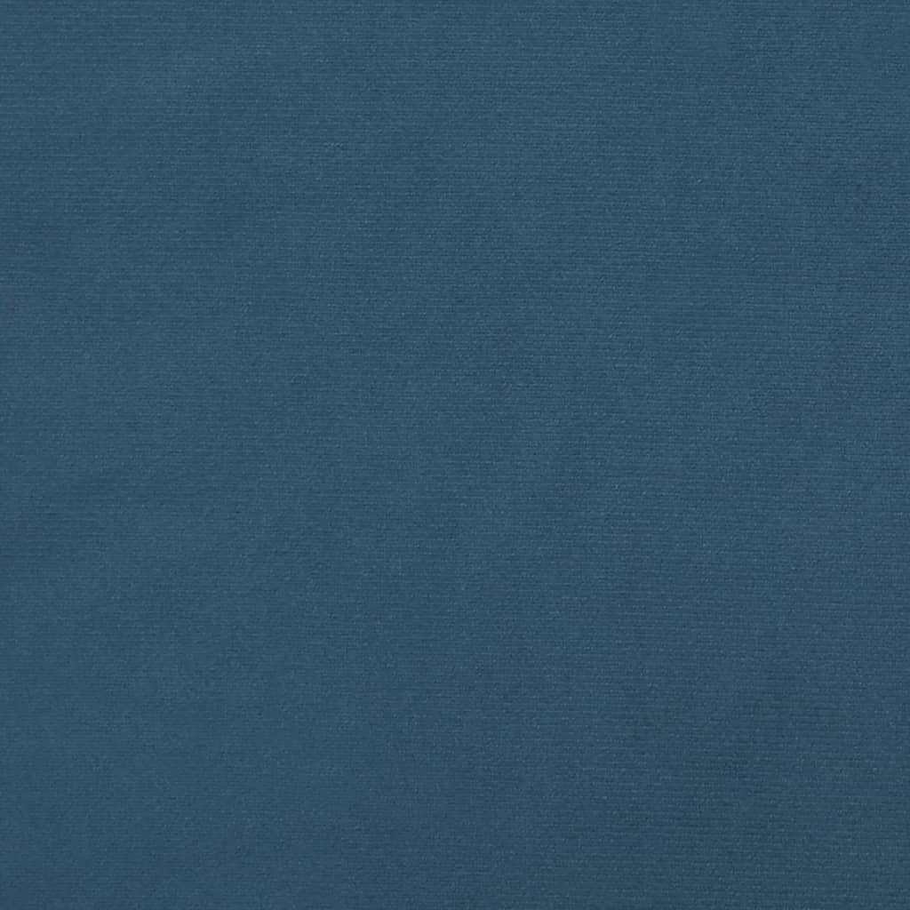 Sommier à lattes de lit avec matelas Bleu foncé 100x200 cm — COMFORTXL - 9