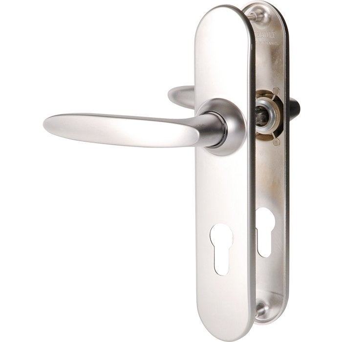 Lot 4 Serrures Vachette Pour Porte De Chambre Sans Clé + Poignées Alu - Dimension Standard - Neuf