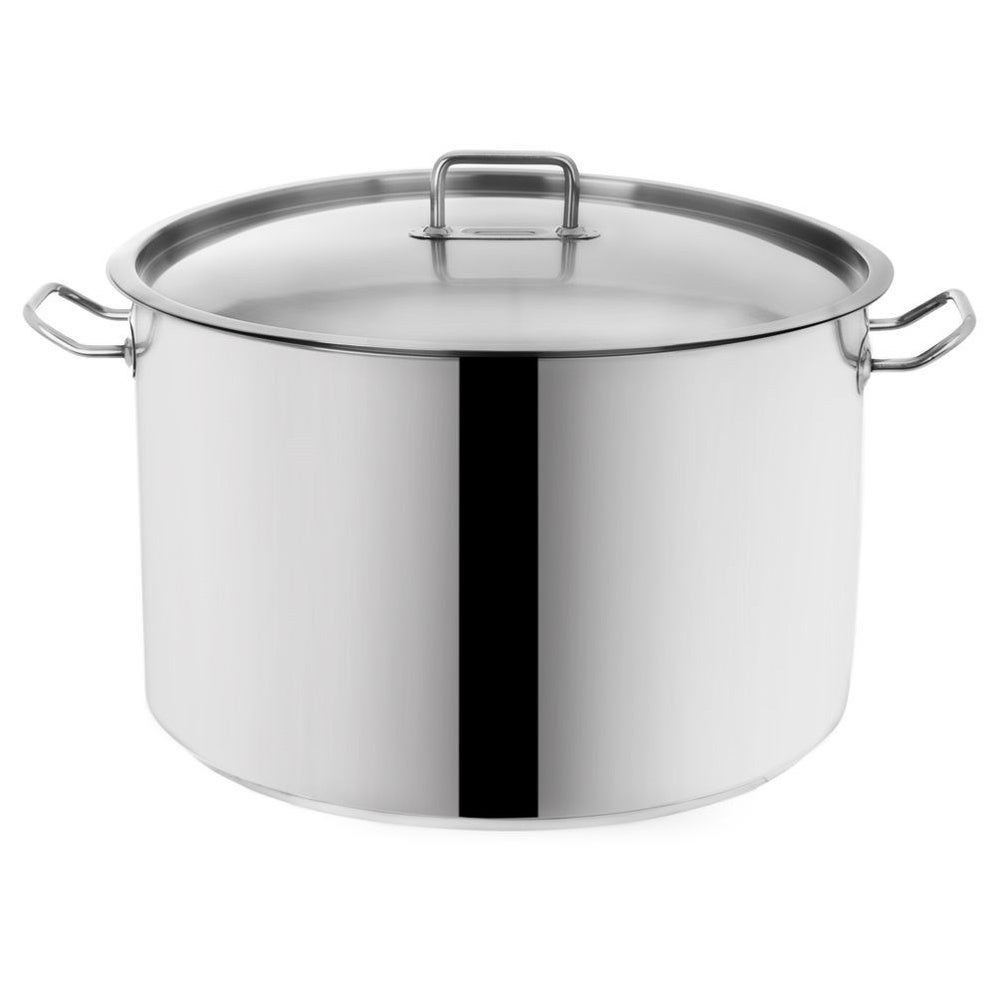 Garnek stalowy z pokrywką 40 cm, 30 l