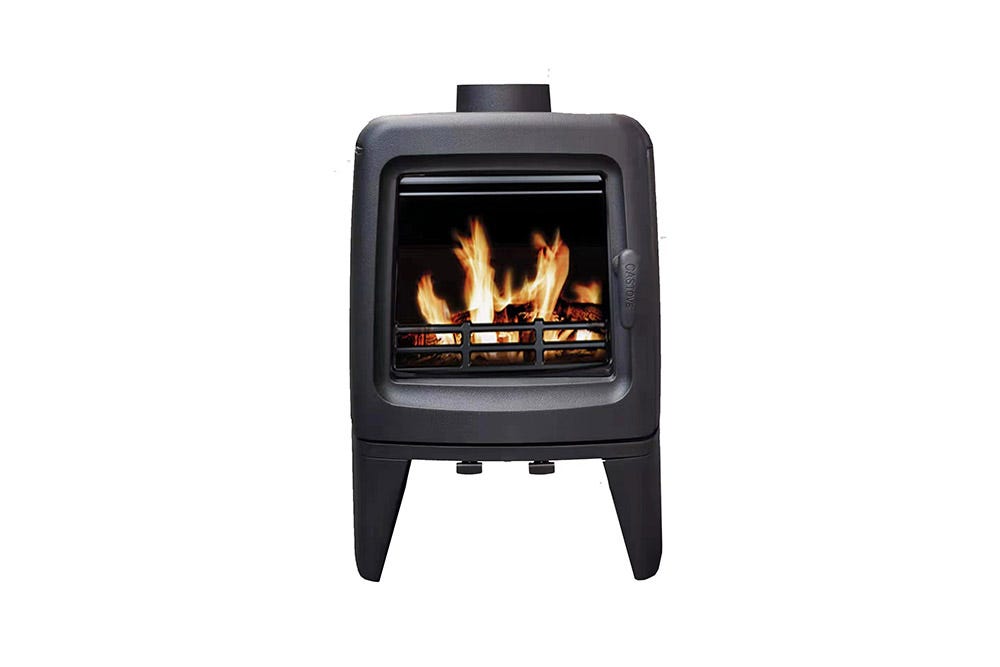 FUNDICIO - Estufa de Leña de Hierro Fundido Modelo INA de 5 kW