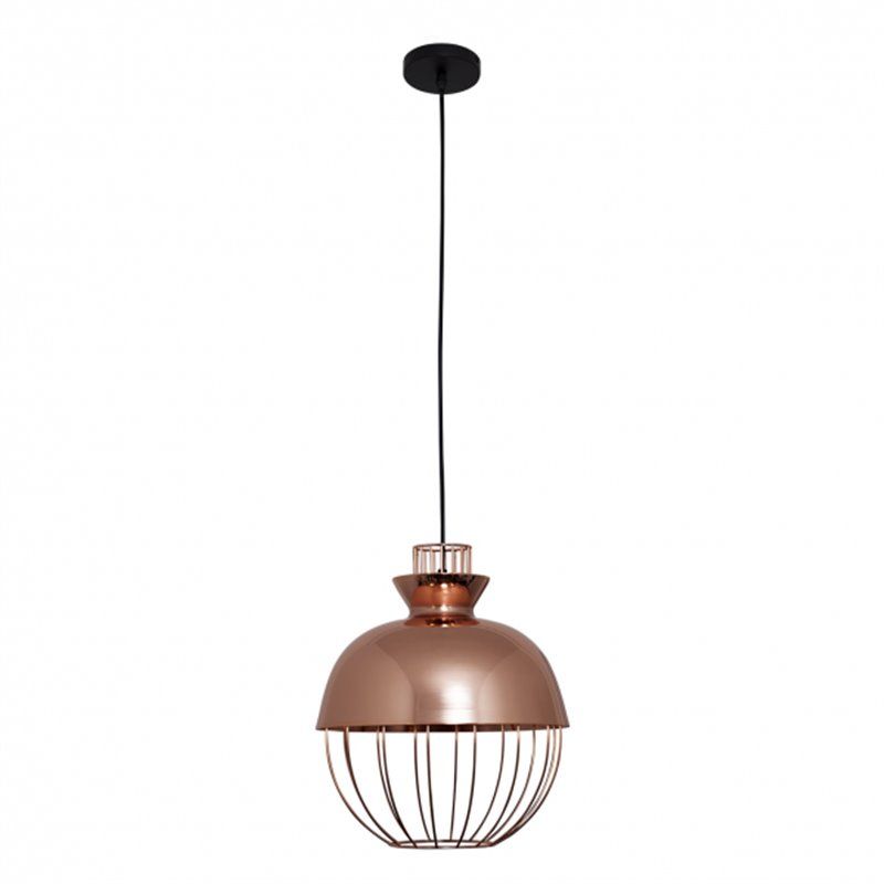 Lampe à suspension Toyama 1xe27 boule de cuivre Reg.x29d FABRILAMP - 5