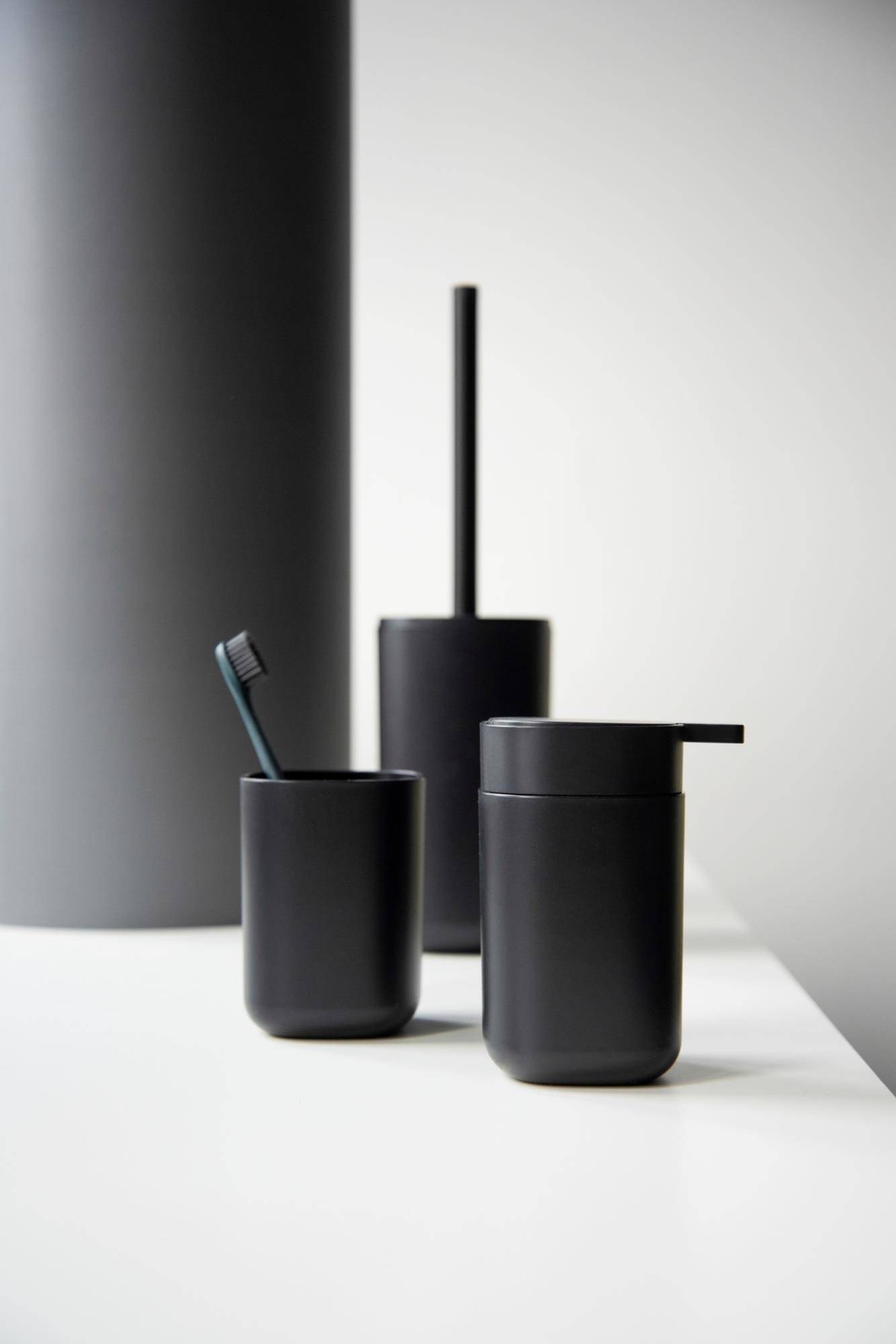 Distributeur de savon liquide DAVOS, noir mat, Wenko, WENKO - 2