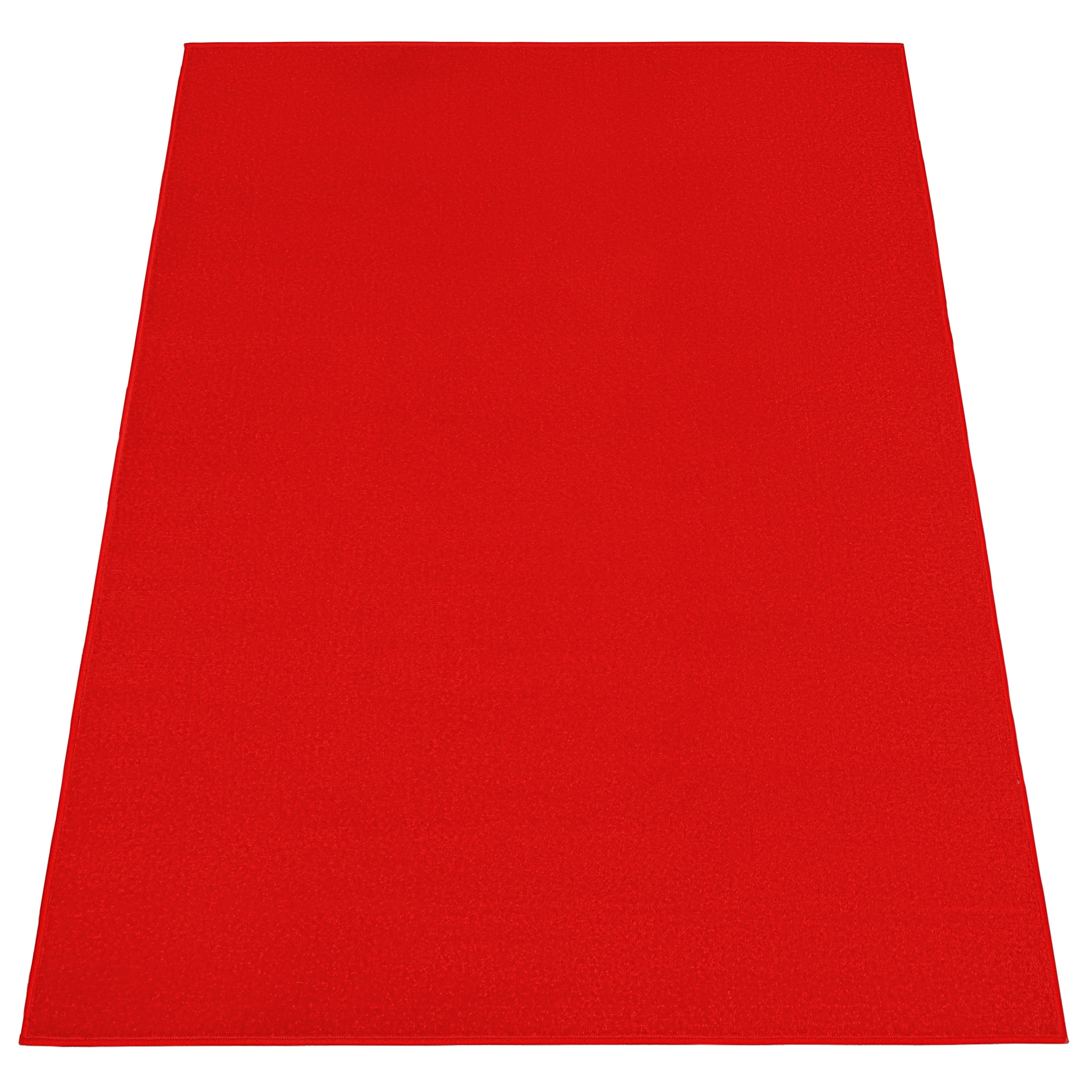 TAPISO Mono Tapis Salon Chambre Poil Court Intérieur Extérieur Moderne Rouge Uni OEKO-TEX 240 x 330 cm - 4