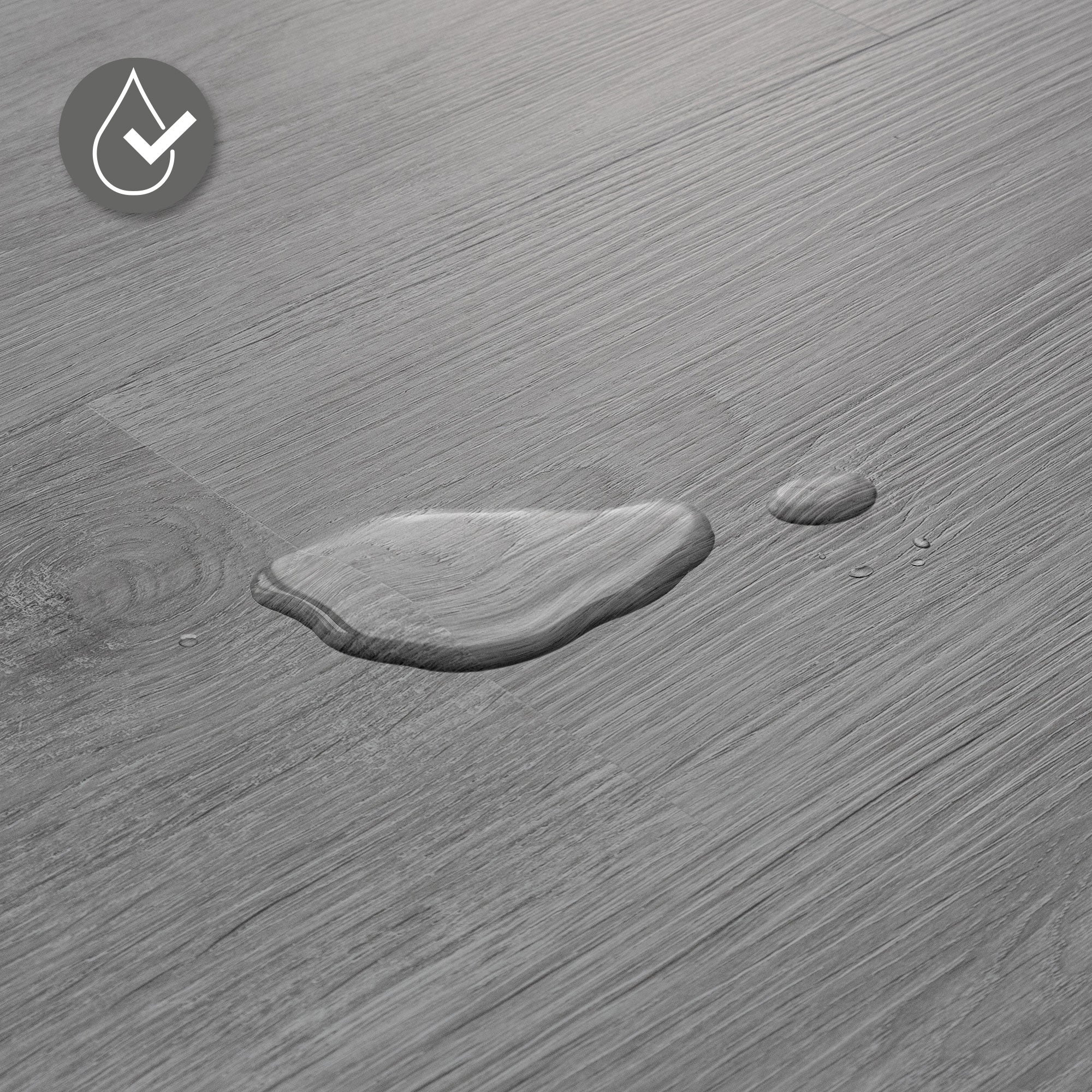 Revêtement de sol clipsable en vinyle 122cmx18cmx4,2mm 6,16m²/28 planches gris chêne windswell hickory imitation parquet pvc étanche classe charge 34 - 9