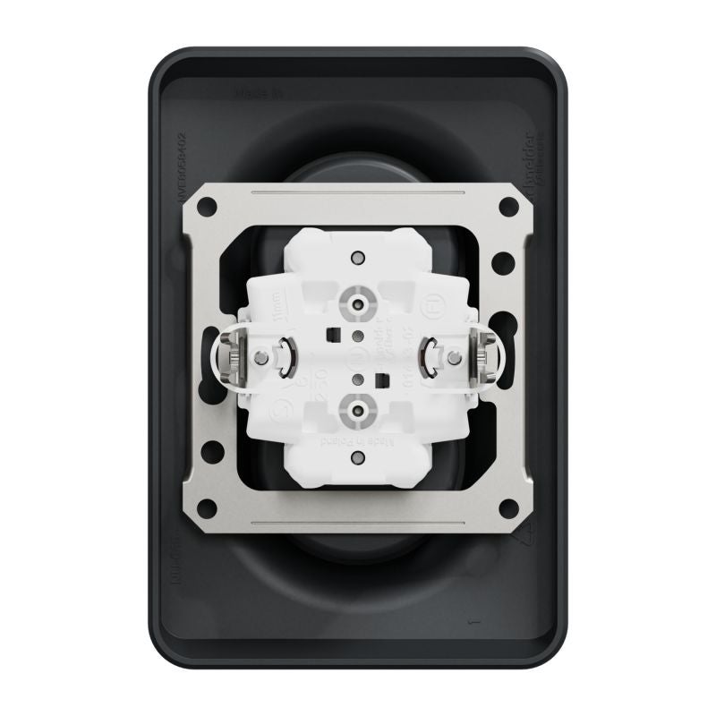 Schneider Electric Unica – Presa Doppia 2P+T – Bianco – Per Scatola 1P – Mega + Piastra – Modello NU406918 - 3