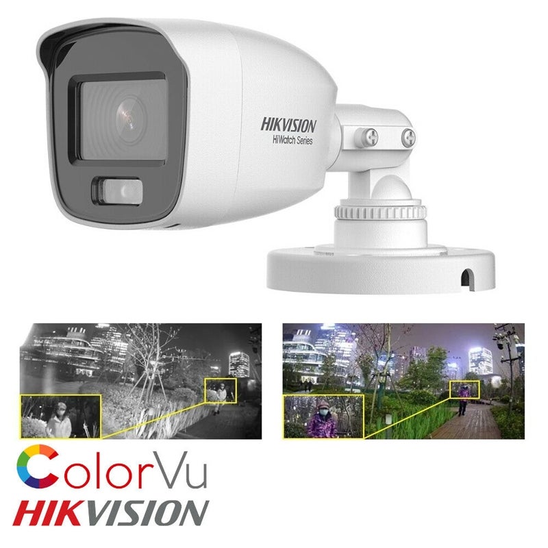 Hikvision ColorVu HWT-B129-M 4in1 1080P objectif fixe caméra bullet 2,8 ...