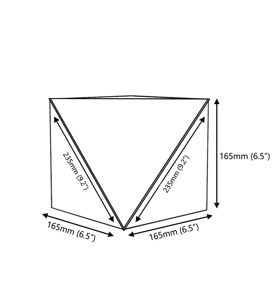 Lot de 2 Pièges à basses d'angle cubiques TRICUB PULSE acoustiques insonorisants - Plastique perforé et mousse acoustique - Blanc brilliant - 5