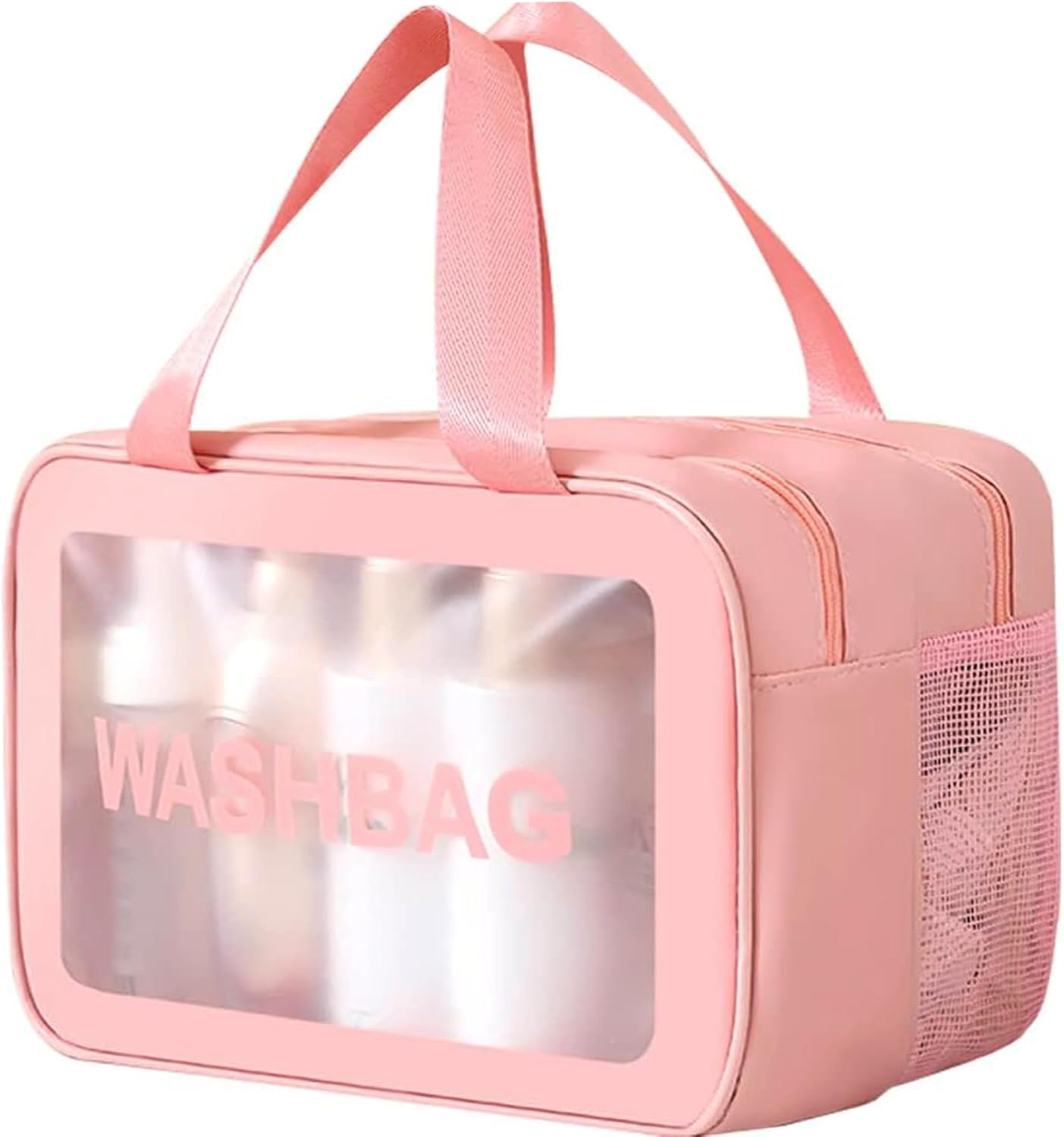 Sac De Sport 2 En 1 – Compartiment Humide/sec Et Porte-chaussures – 49x25x29 Cm – Vert Et Rose