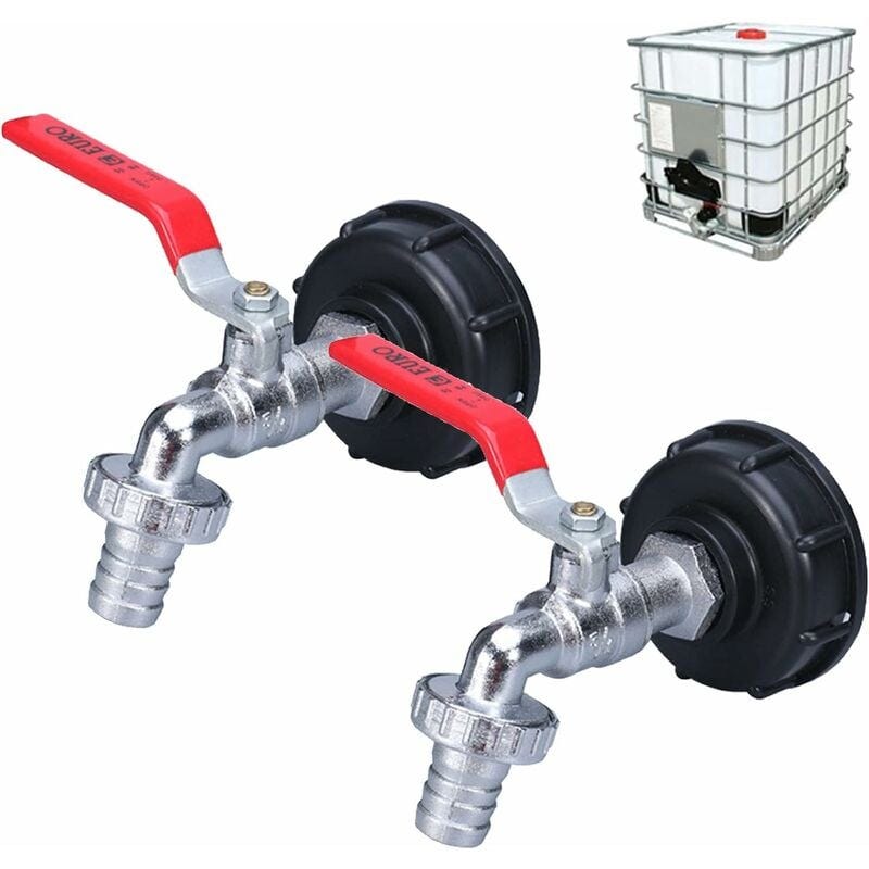 Acquista Connettore adattatore serbatoio IBC S60X6 al rubinetto da giardino con raccordo per tubo da 1/2 acqua combustibile in Italia a partire da 11 Acquista Connettore adattatore serbatoio IBC S60X6 al rubinetto da giardino con raccordo per tubo da 1/2 acqua combustibile in Italia a partire da 11