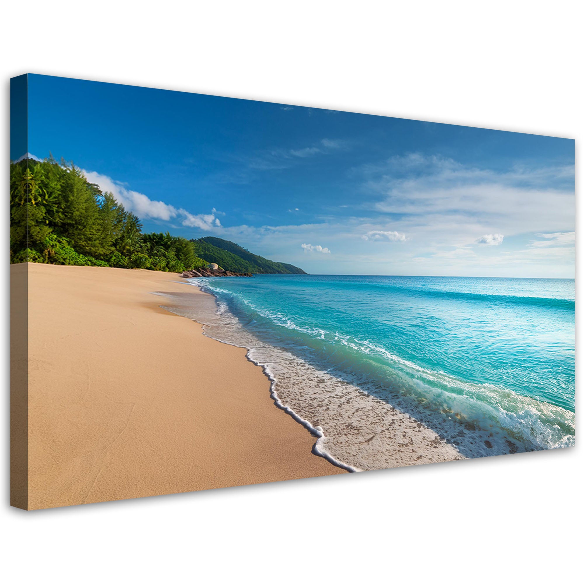 Obraz na płótnie, Tropikalna plaża Morze Pejzaż 100x50