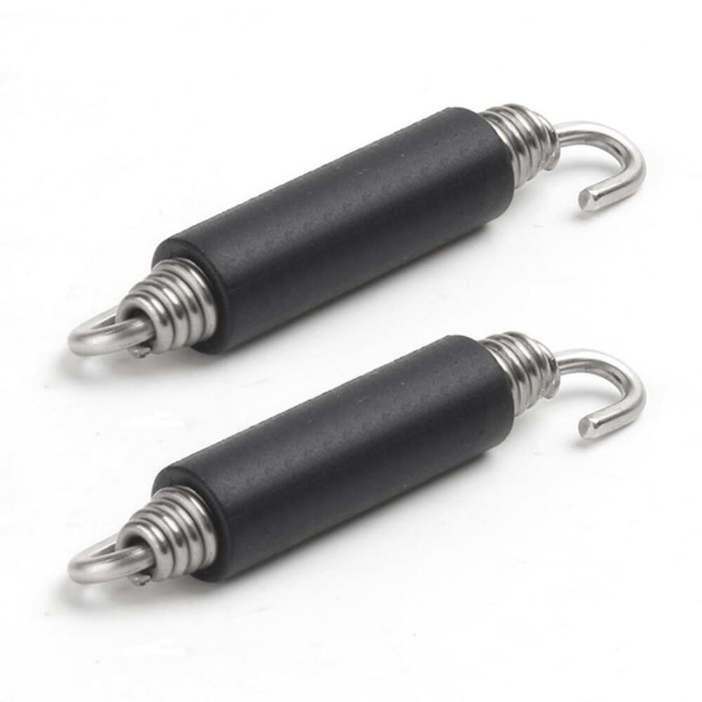 Lot 4 Ressorts Pot Échappement Moto Acier Inoxydable - Support Fixation Échappement