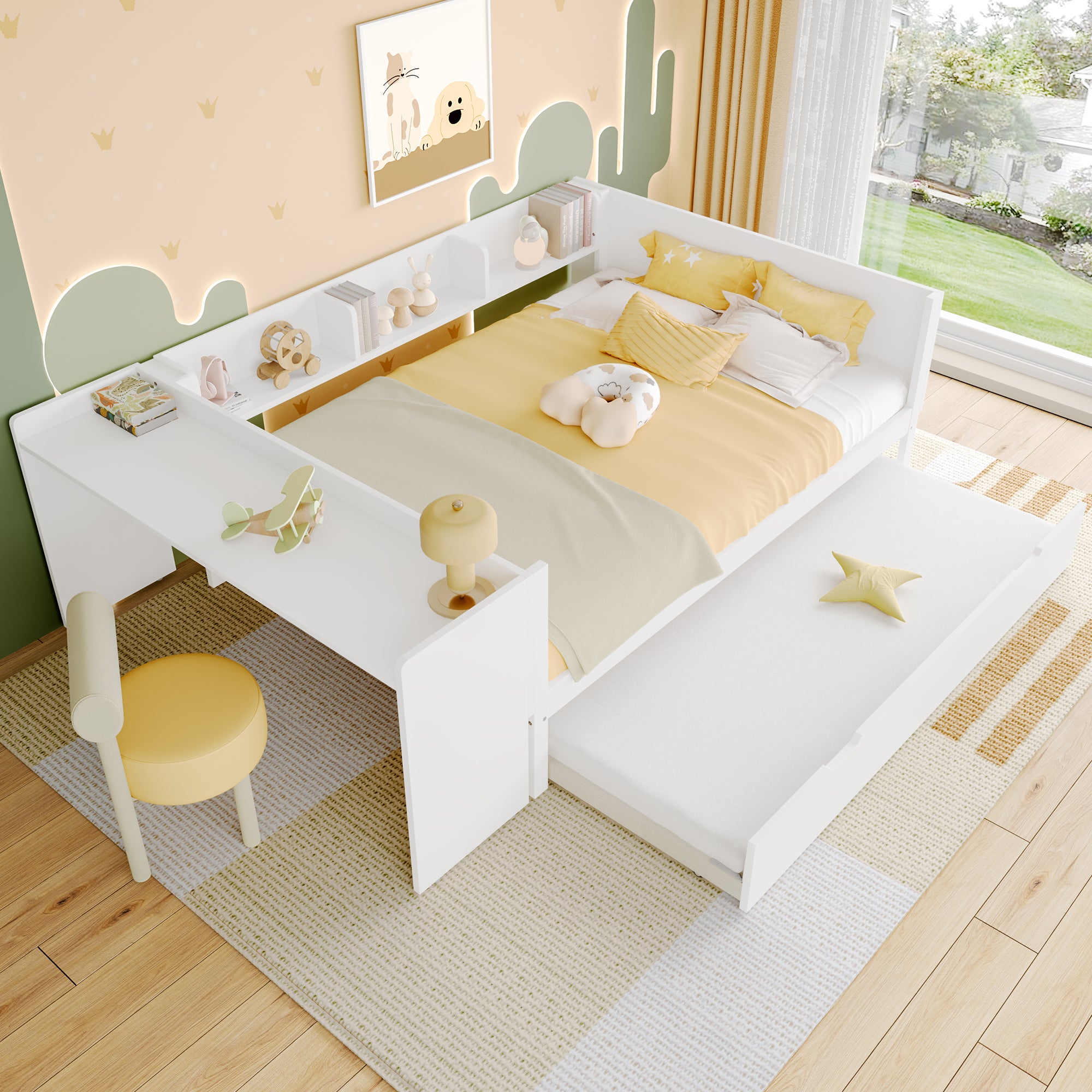 Divano Letto Estraibile 90/180x200 Cm In Velluto Grigio - Letto Matrimoniale 2 In 1 Con Doghe