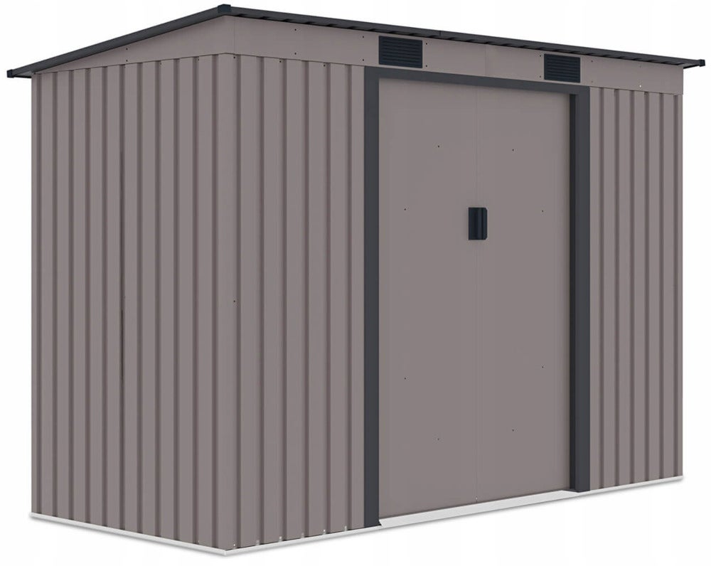 Domek Ogrodowy Narzędziowy na Narzędzia Szopa OREGON 261x121cm Metalowy 1 szt