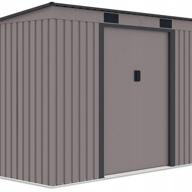 Domek Ogrodowy Narzędziowy na Narzędzia Szopa OREGON 261x121cm Metalowy 1 szt