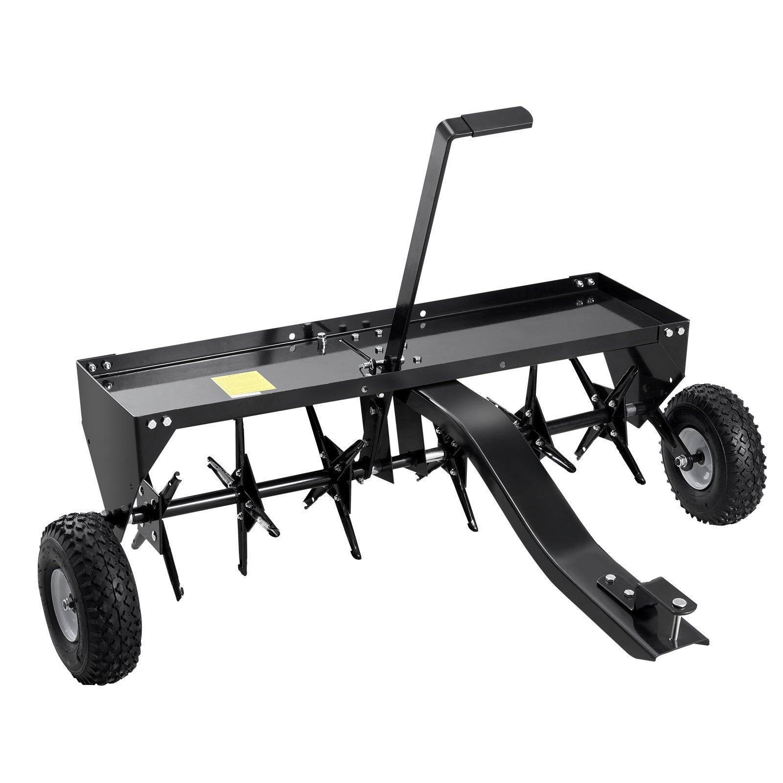 Aérateur De Pelouse Manuel 2 En 1 – 3 Dents Creuses + 3 Pointes, Hauteur 94 Cm | Pour Sol Compacté Et Drainage - 3