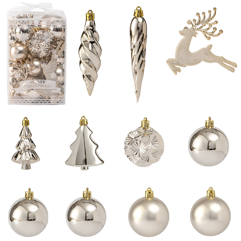Set di 200 ciondoli in legno per Natale, decorazioni natalizie, per