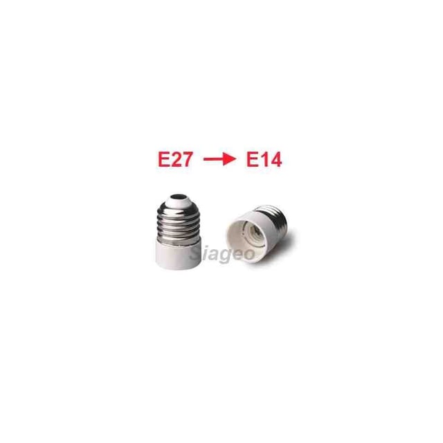Douille Adaptateur E27 vers E14 pour Lampes et Ampoules