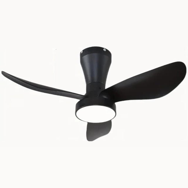 AUTRUCKER Ventilador com luminária para circulação de ar em toda a casa, ventilador de teto LED minimalista com 6 velocidades ajustáveis