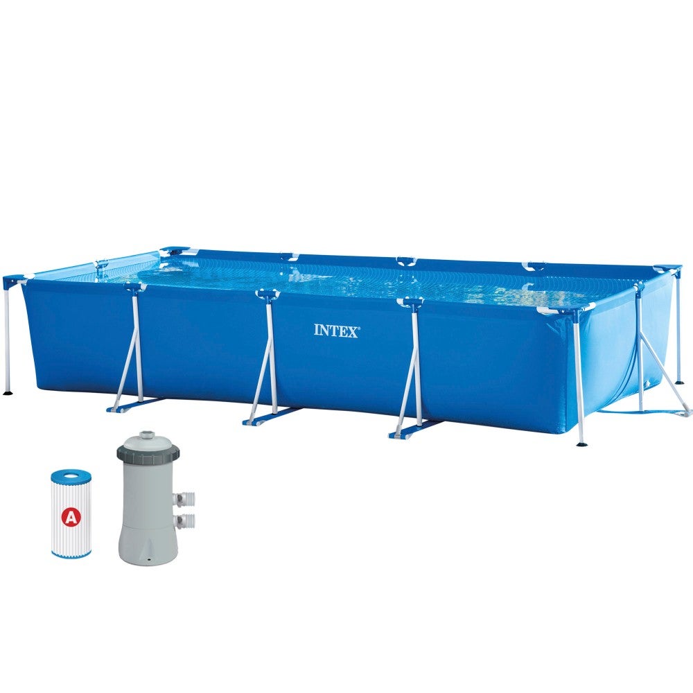 Basen ogrodowy stelażowy Intex z pompą 10w1 450x220x84cm 28274