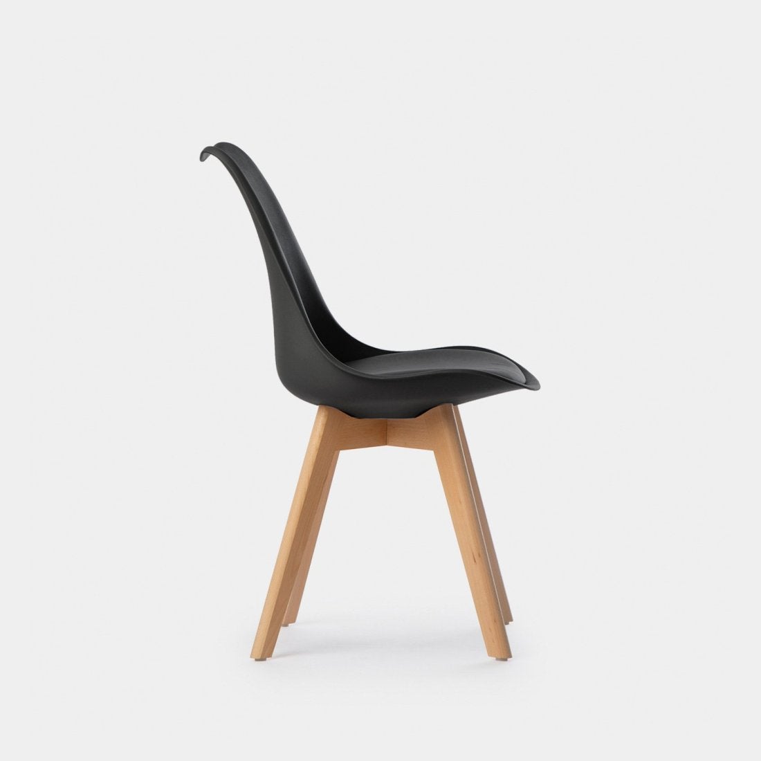 Packs 4 sillas polipropileno negro 48 x 82 cm - 5