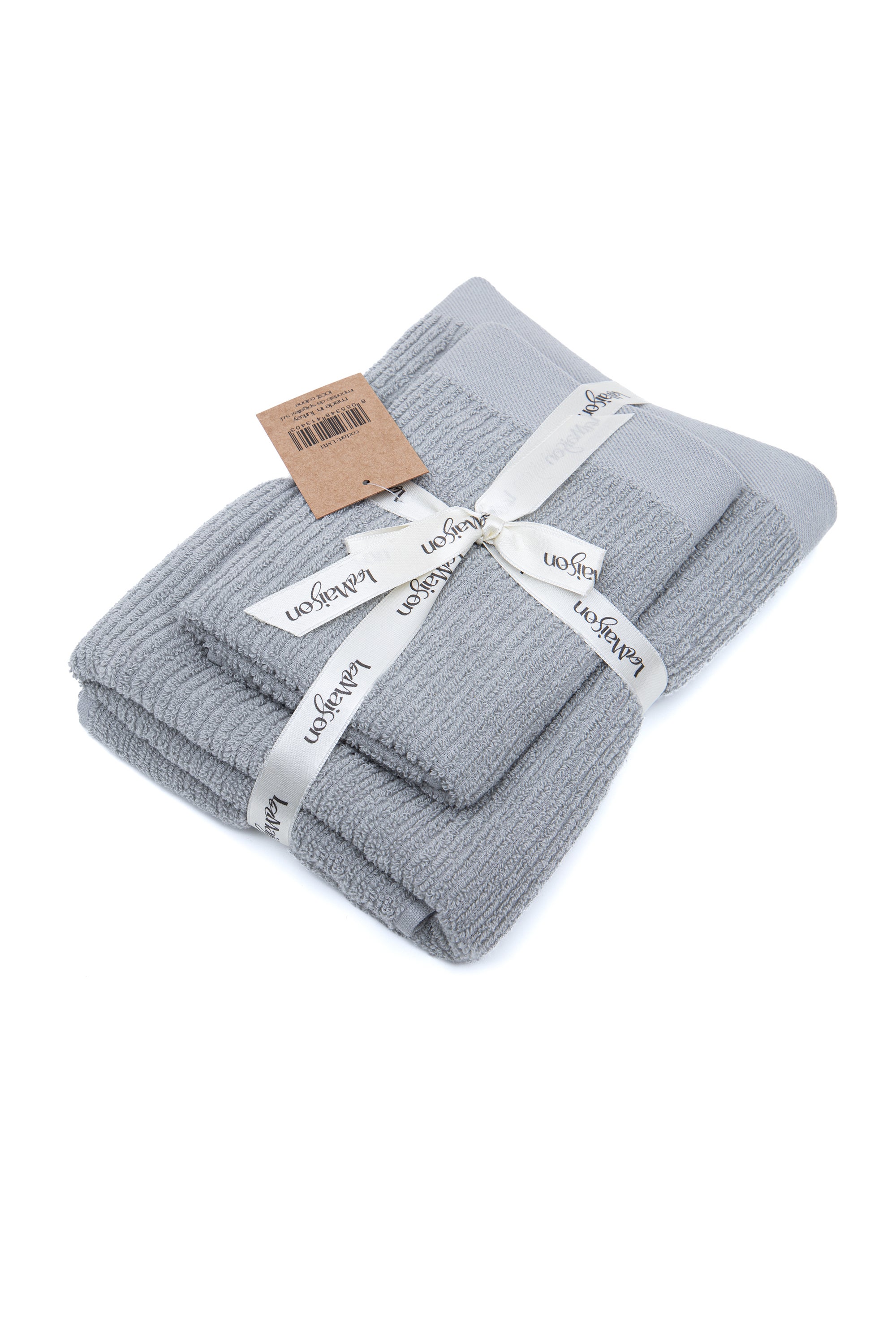 Kela - Serviette D'invité Leonora Gris