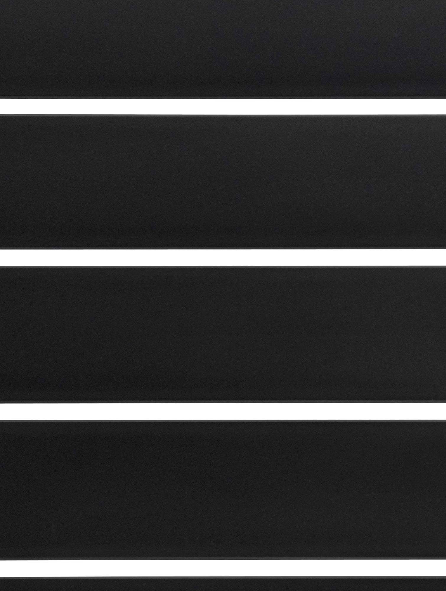 Table d'appoint d'extérieur carré en Plastique Noir 4 places - 5