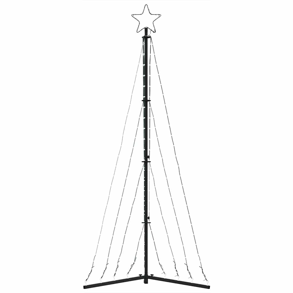 LED para árvore de Natal 339 LEDs brancos frios 182 cm - COMFORTXL - 5