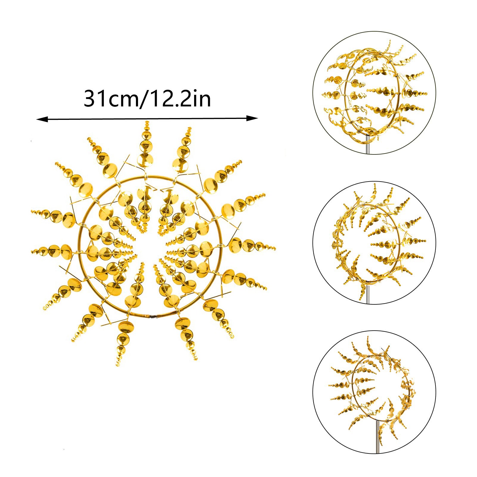 Moulin à Vent Solaire 3D - Kit Éducatif Énergie Éolienne, Modèle Décoratif 18 Cm, Fonctionne Sans Pile, Idéal Pour Enfants Dès 8 Ans, Bureau Ou Jardin