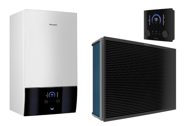 Pac air/eau Daikin Altherma 3R MT W 12kw ELBH12E6V + ERRA12EV3 Haute température