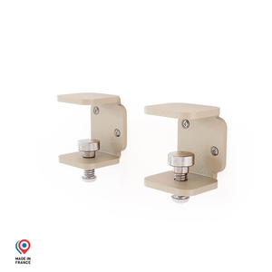Lot De 8 Supports Réglables Pour étagère En Verre Ou Miroir Mural - Argent - Marque YunBey