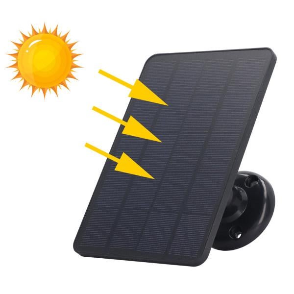 Panneau solaire 4W, chargeur de batterie, caméra Micro USB, panneau solaire pour appareils électroménagers - 4