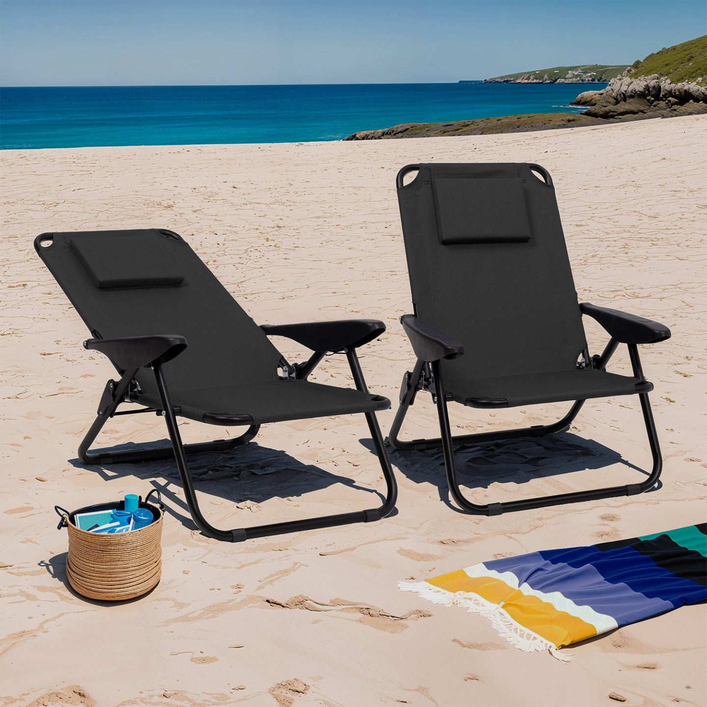 GRAND FAUTEUIL PLIANT POUR LE CAMPING - BASIC XXL - Décathlon