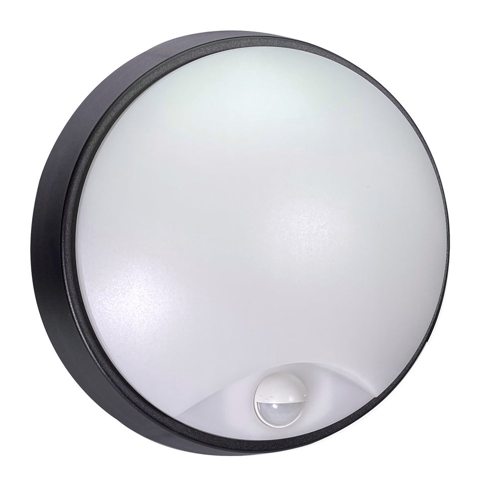 Hublot LED Rond Noir, 12W, 1200 lumens, IP65, couleurs réglables 3000 ...