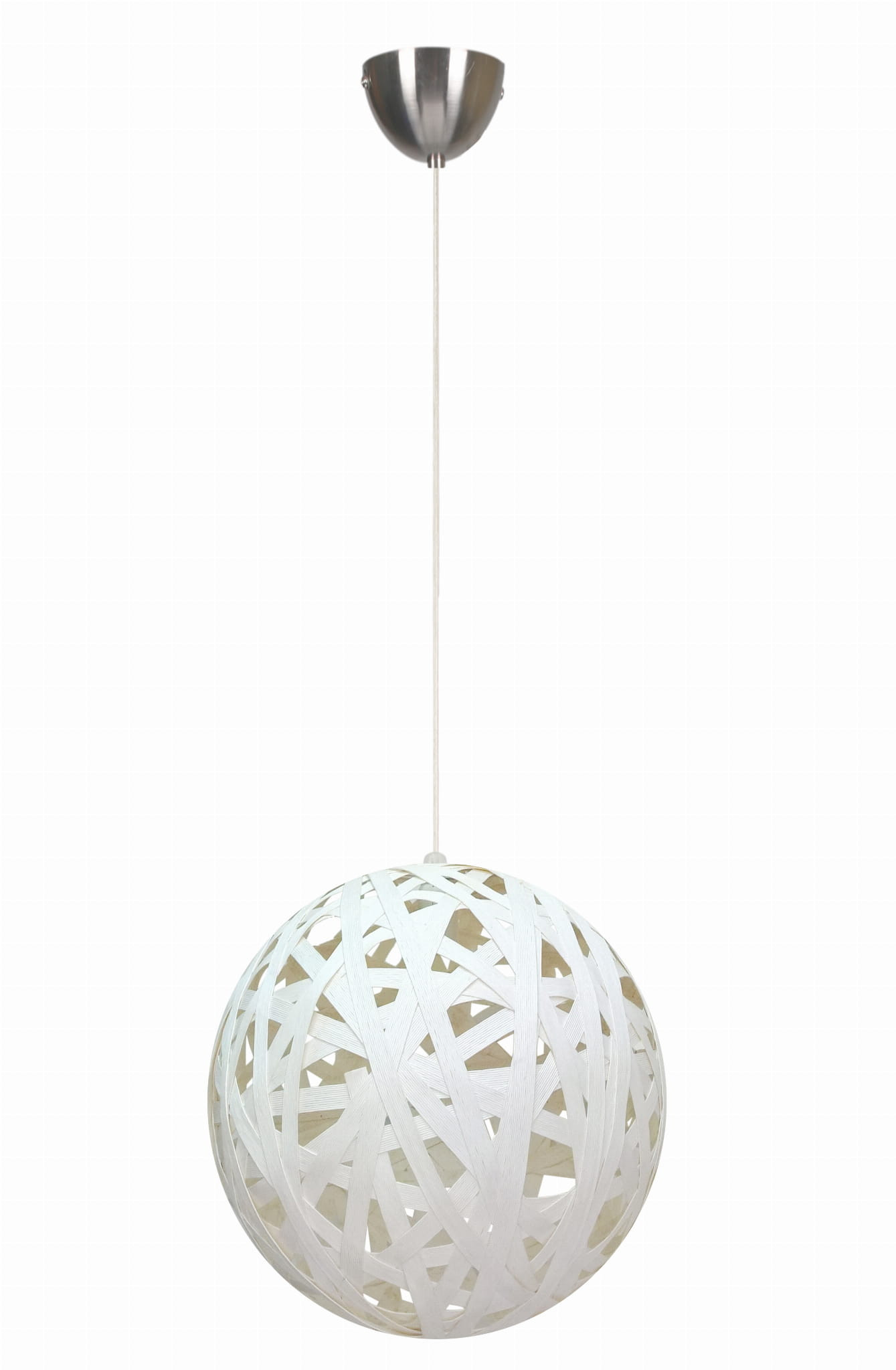 Lampa sufitowa Frida chromowana-biała 1xE27x60W wym: 130 x 40 x 40 cm tworzywo sztuczne Candellux