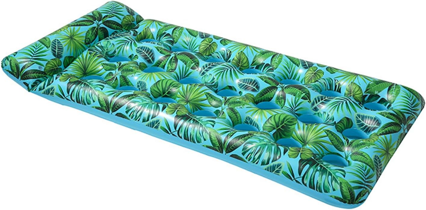 Tapis Flottant XPE 216x66 Cm Pour Piscine Ou Lac – Avec Corde élastique, Idéal Pour Bronzer