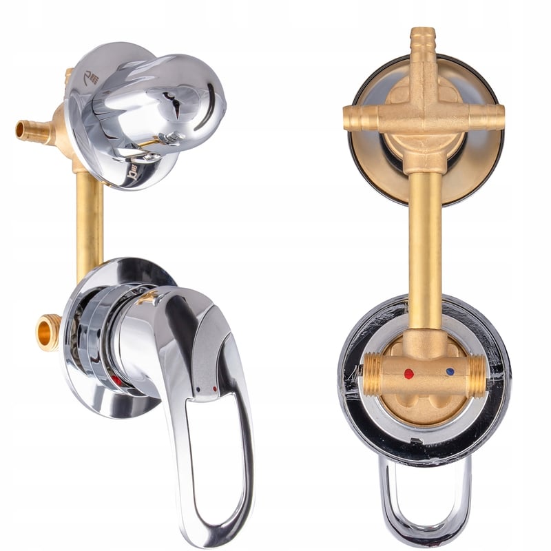 BATERIA DO KABINY Z HYDROMASAŻEM ZABUDOWANEJ ZAWORY ZAWÓR 12,5 CM 3 FUNKCJE