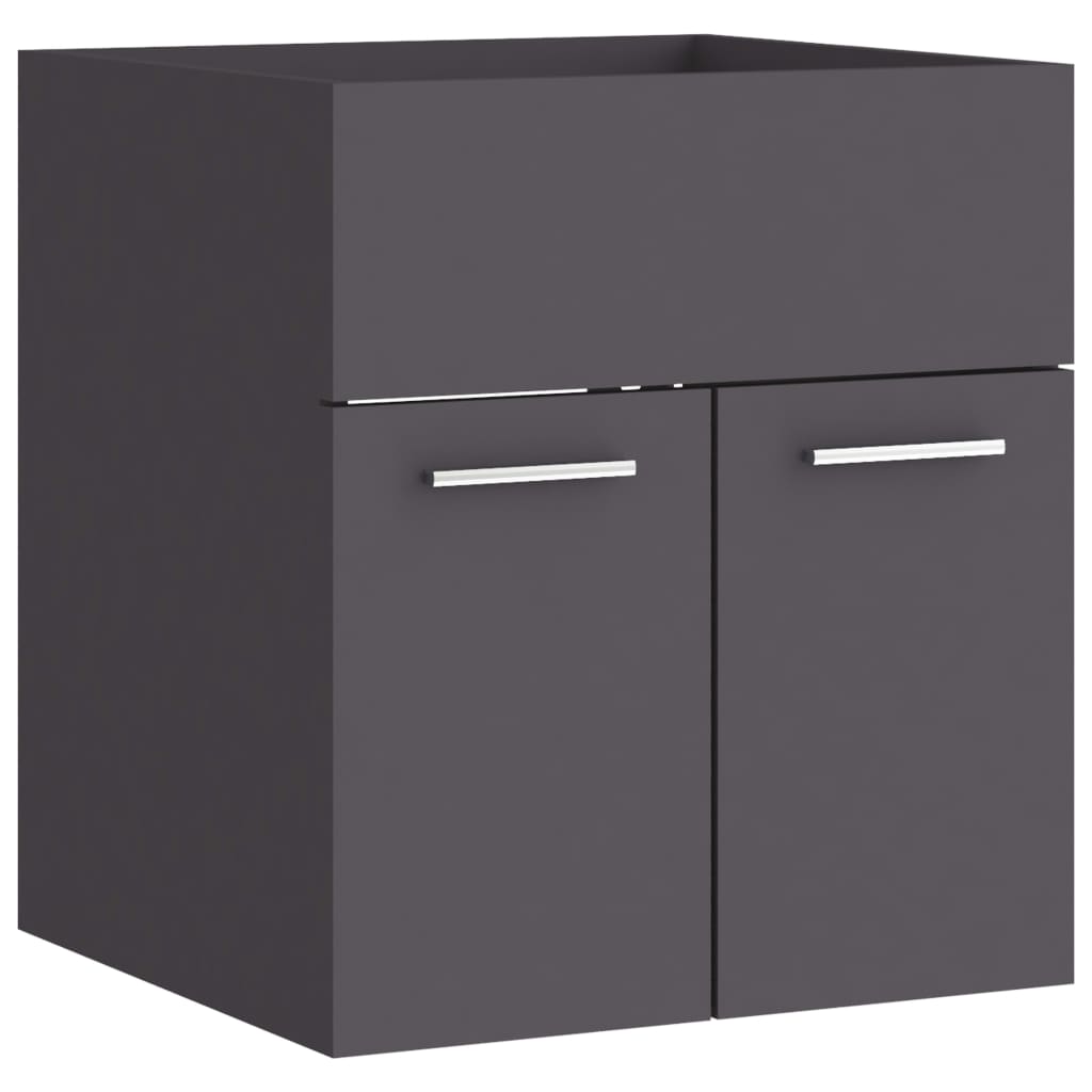 VCM Lavabo 3 pièces Meuble de salle de bain Lavabo Badinos ll 2 Tiroirs