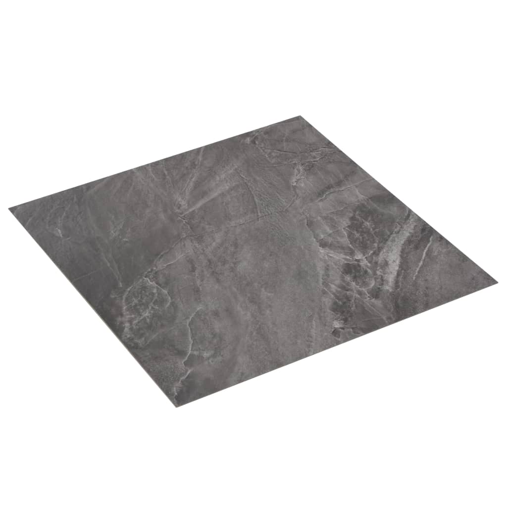 Lamas para suelo de pvc autoadhesivas | tarimas de suelo | tarimas autoadhesivas negro con motivos 5,11 m² cfw90258