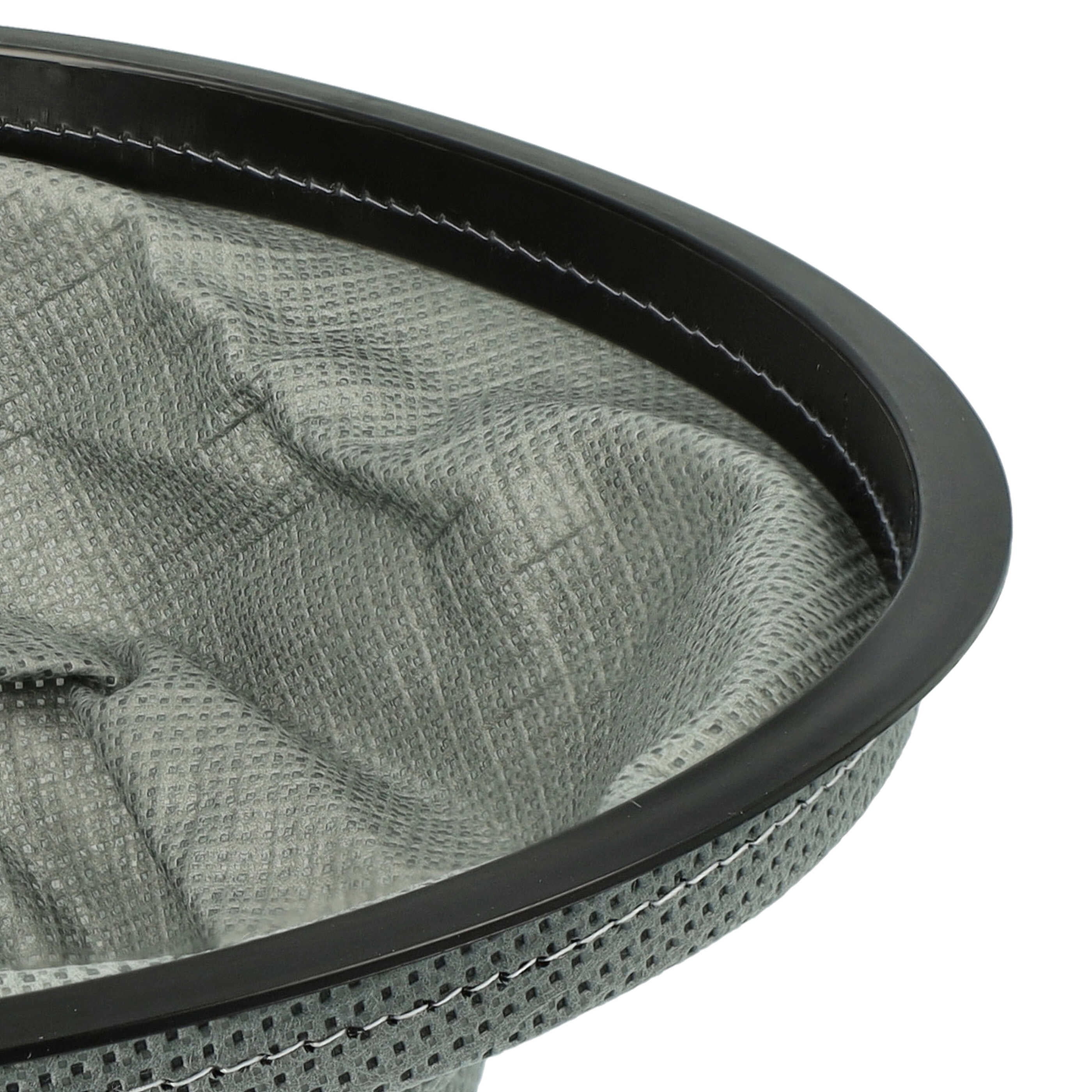 vhbw Filtre à sac compatible avec Kaminer aspirateur à cendres 10L/15L aspirateur de cheminée - Filtre de rechange, lavable, noir / gris - 5