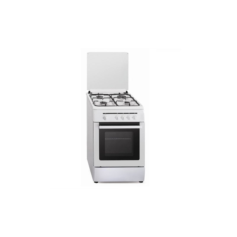 Vitrokitchen Cocina De Gas Cb55bn Gas Natural 50X55, Seguridad Gas-Stop Blanco , Leroy Merlin