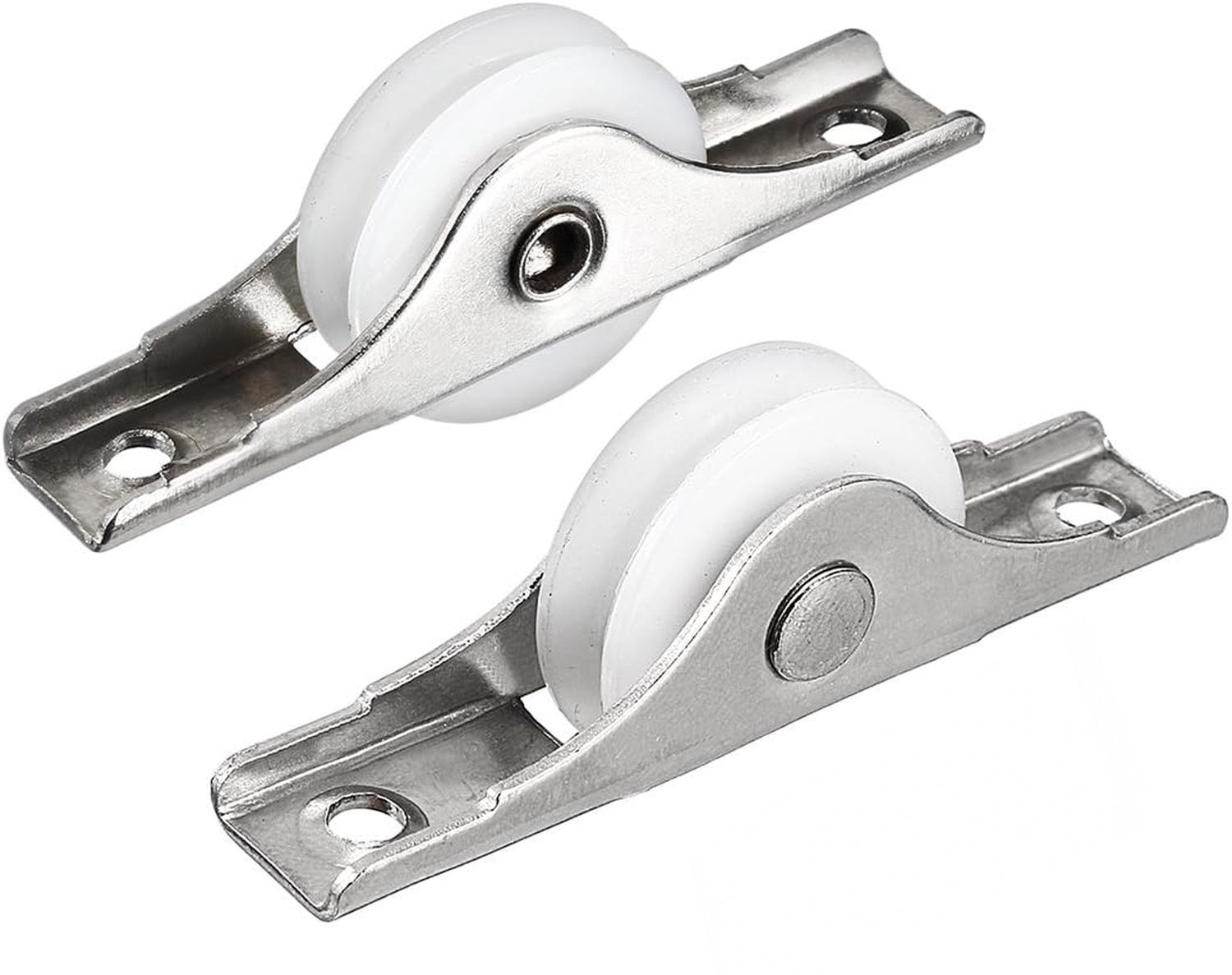 366CM Rail Porte Coulissante Suspendu Système de Voie Roue de Poulie de Rail de Porte Suspendu