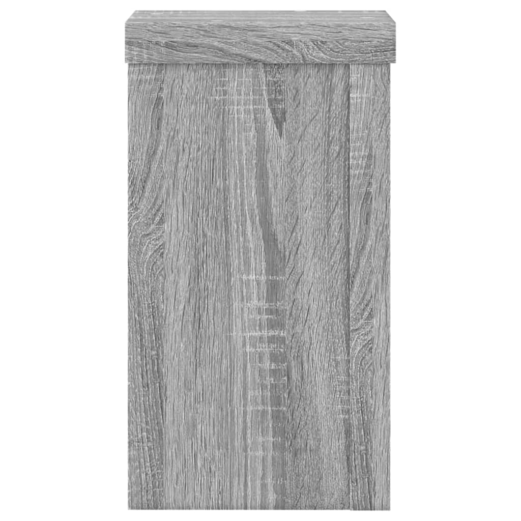 Supports pour plantes 2 pcs sonoma gris bois d'ingénierie - 5